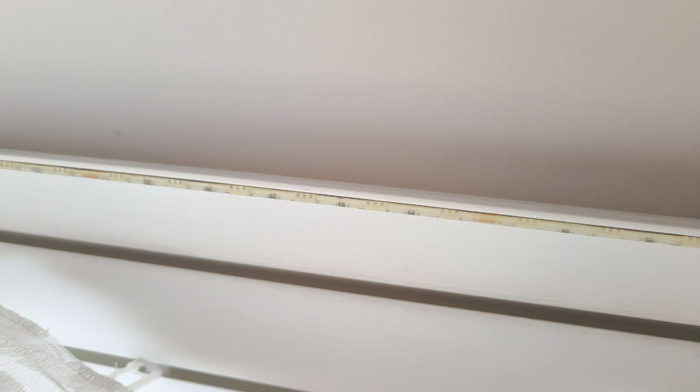 Curtain track lighting