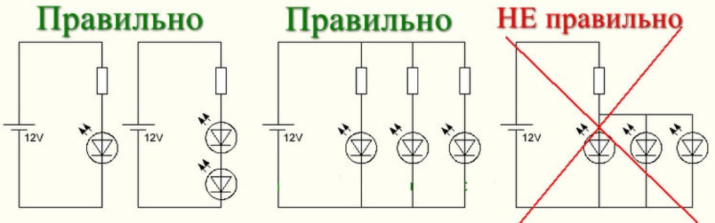 Connecting LEDs to 12 Volts