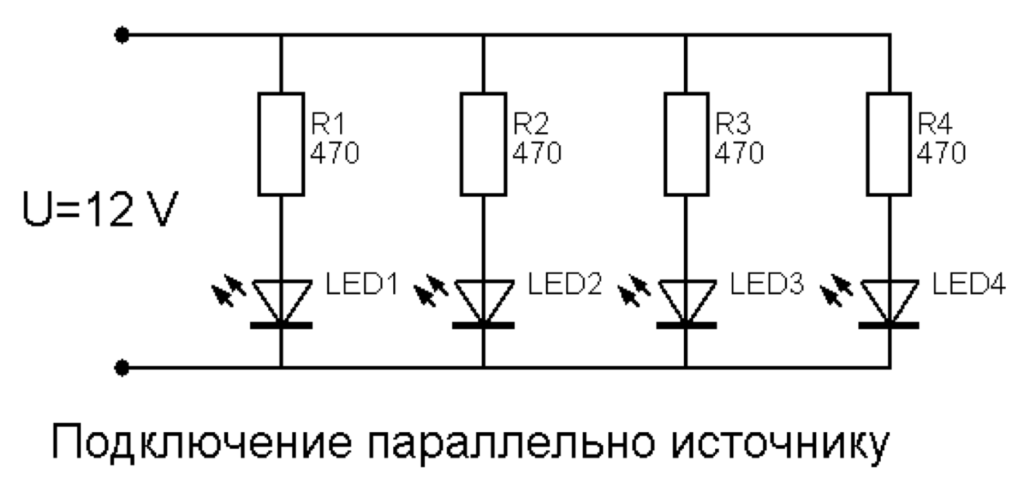 Connecting an LED to 12 Volts