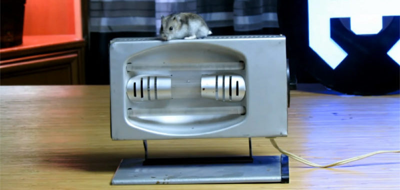 One of the first Soviet quartz lamps for technical purposes