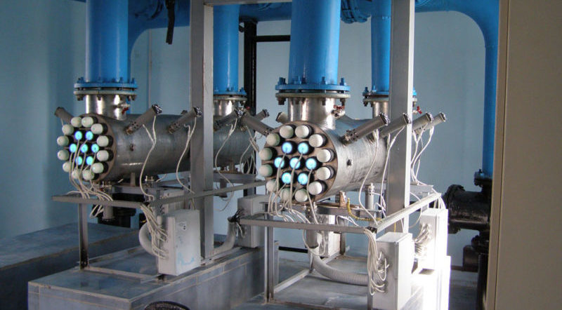 Water disinfection station