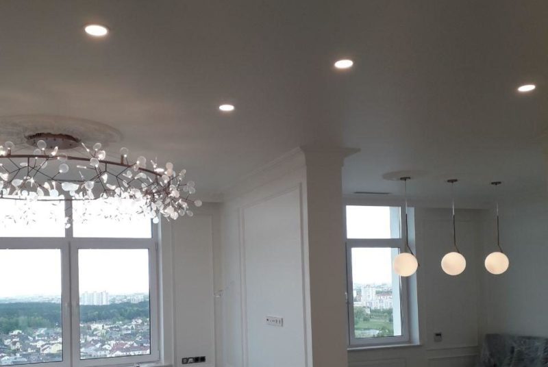 Calculating the amount of spots for stretch ceilings