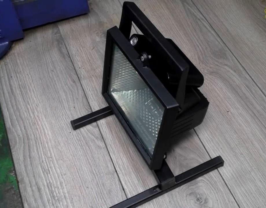 portable LED spotlight.