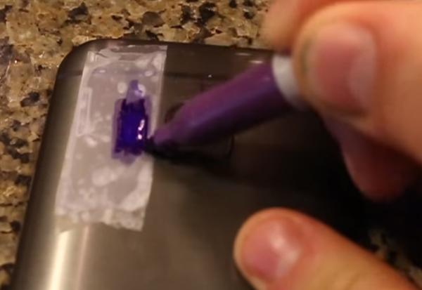 A light filter for smartphone flash