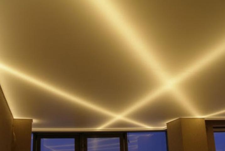 LED strip light suspended ceilings