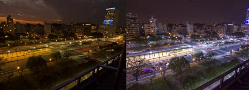 Types of urban street lighting and their specific features