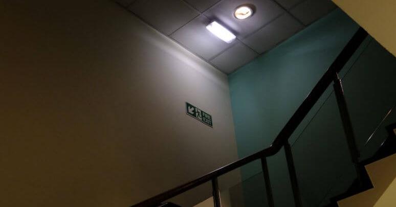 Should provide good visibility on stairwells.