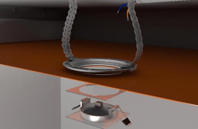 Mounting recessed luminaires