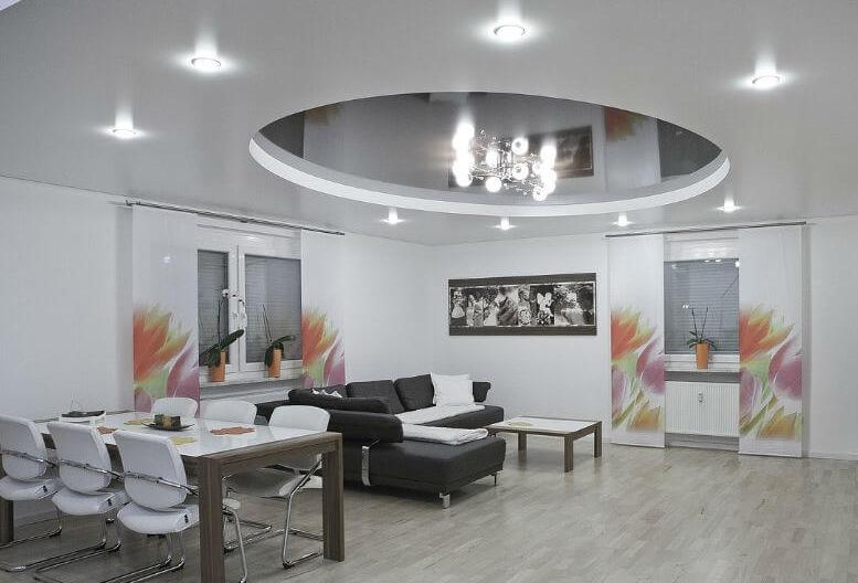 Calculating the number of spotlights for stretch ceilings