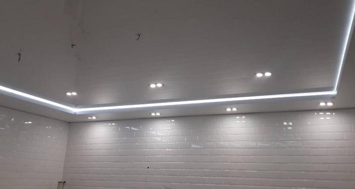 LED strips are a spectacular addition.