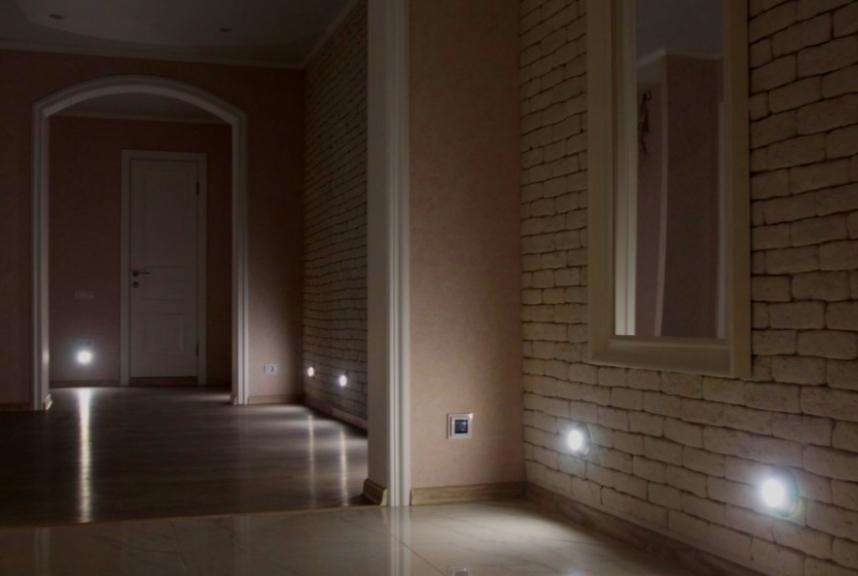 lighting provides comfortable movement