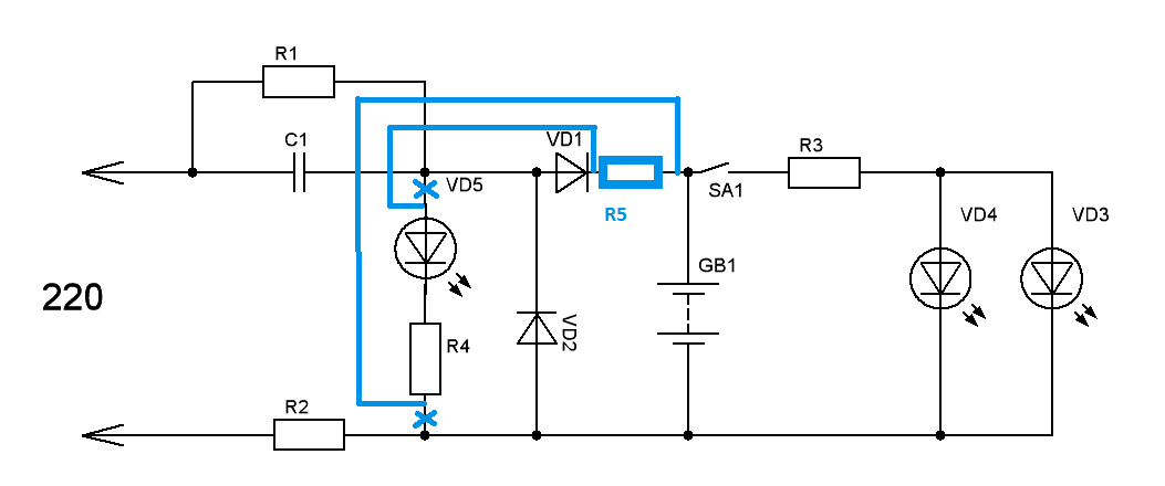 Flashlight construction