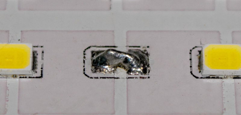 Jumper in place of defective part