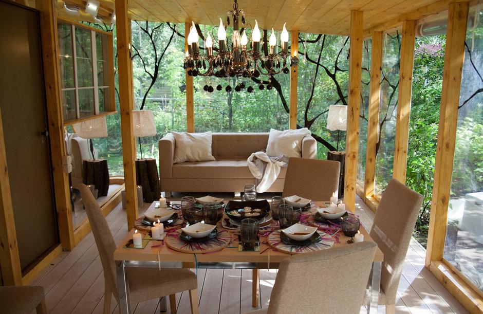 That chandelier seems to hang low