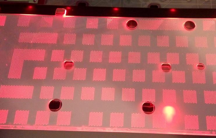 The spacer allows you to change the tint