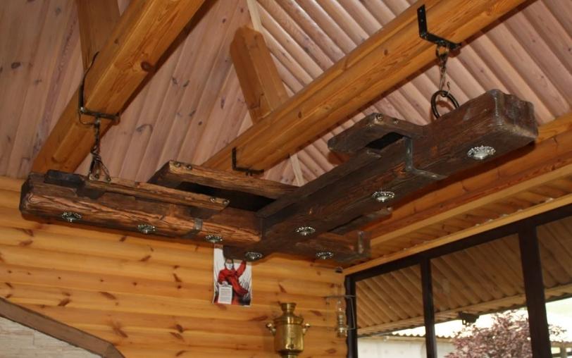 chandelier from a tree.