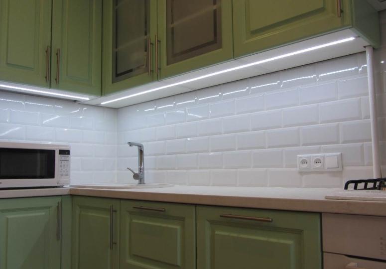 Highlighting highlights the work area