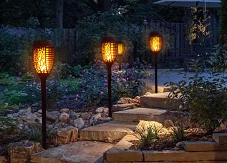 Lanterns in private courtyards