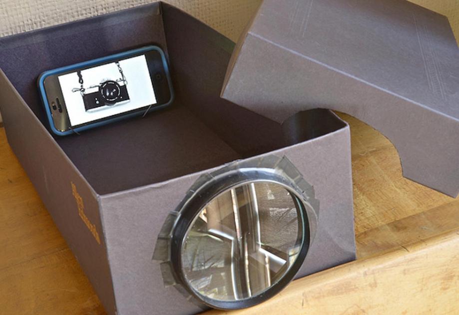 projector from a shoe box.