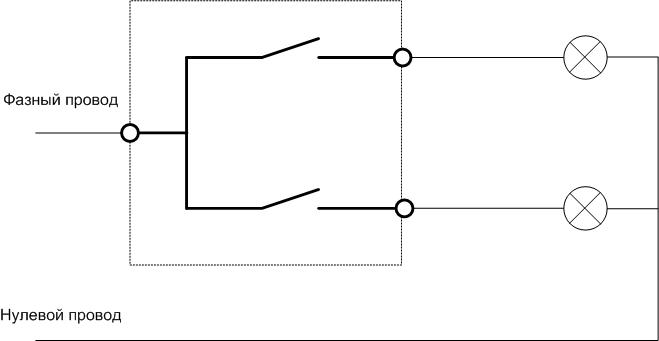Circuit of the two-way switch