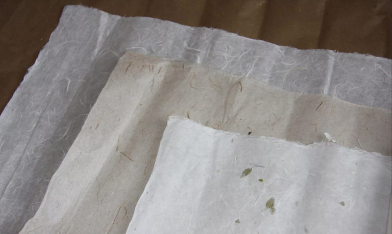 Homemade paper lamps - choice of material and design