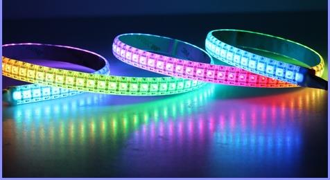 Features of connecting and controlling addressable LED strip
