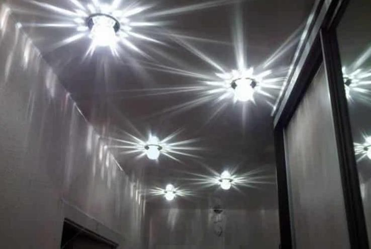 Arrangement diagonally