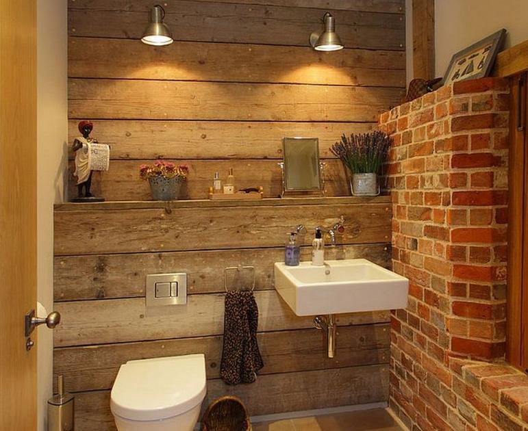 LED bulbs are great for the restroom.