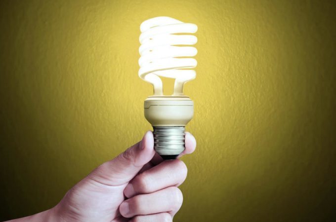 Ceiling perimeter LED lighting with his hands