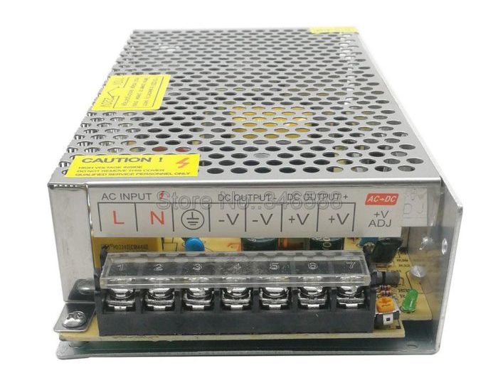 Examples of the appearance of an open type power supply.