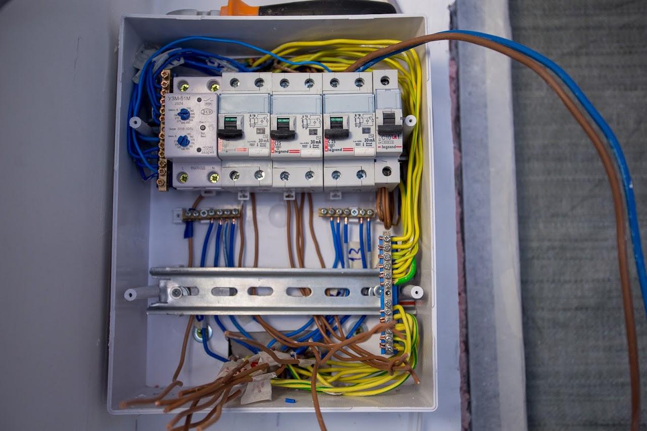 The electric board must be kept in perfect order.