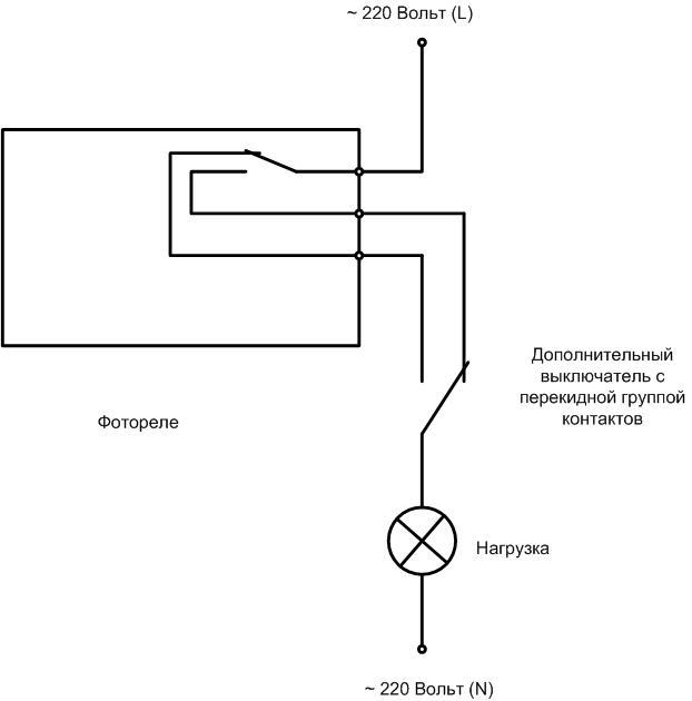 How to correctly connect a light dependent relay to a street light