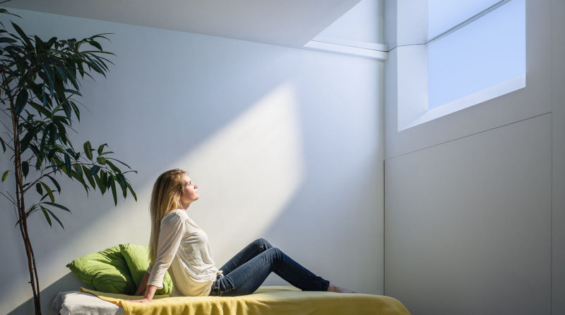 Variants of room lighting with suspended ceilings