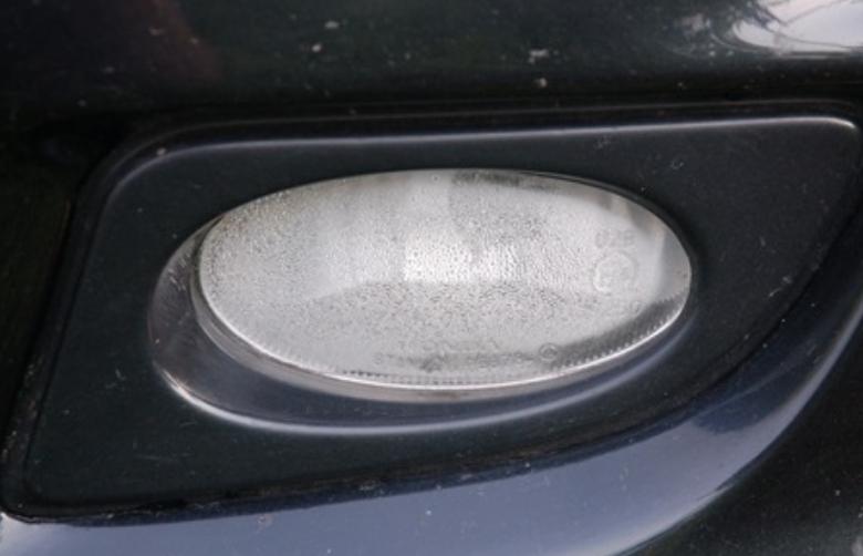 What to do when your headlights on a car sweat...