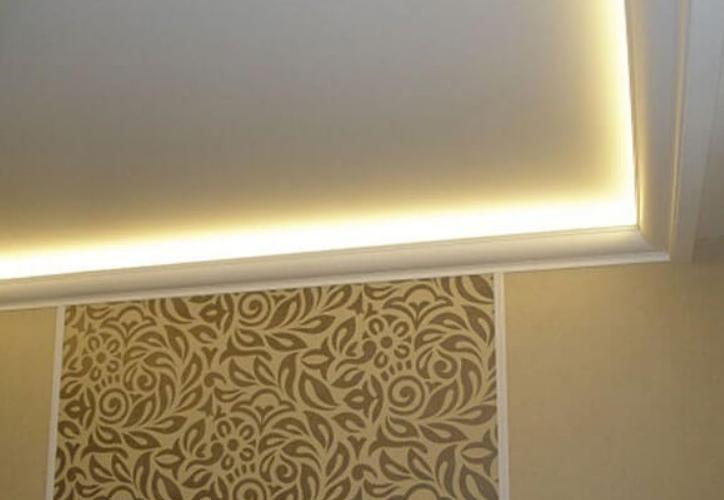 LED ceiling LED strip under the skirting