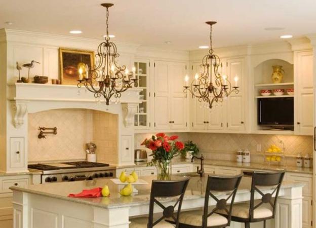 How to make kitchen lighting spotlights in a suspended ceiling