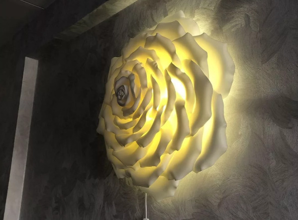 Step-by-step instructions for making a light fixture out of isolone