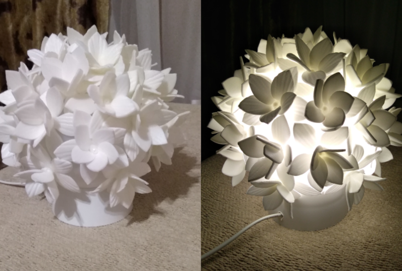 Step by step instruction on making lamp with izolon