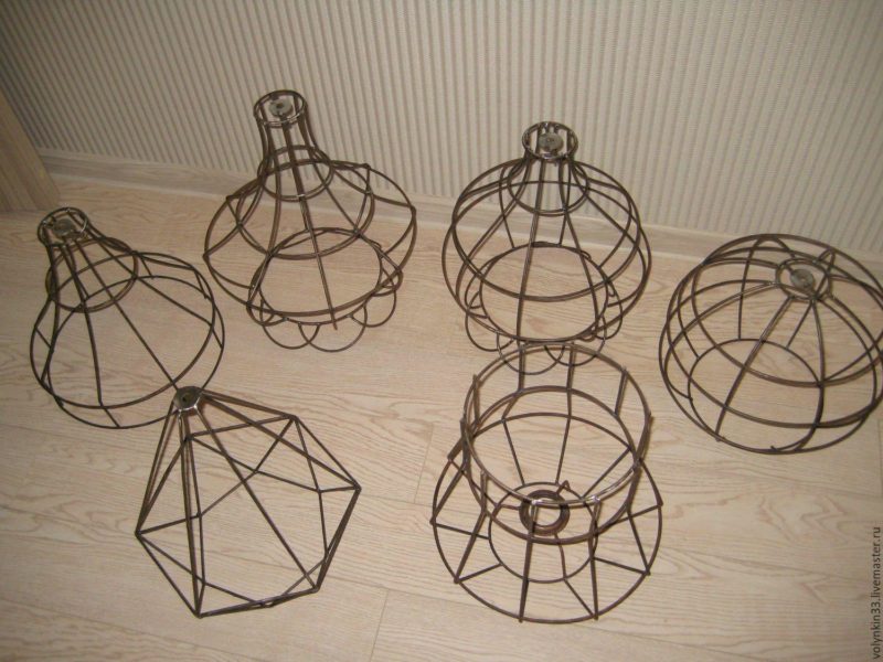 Step by step instructions on how to make a lampshade with his hands