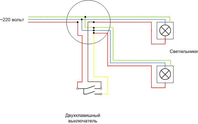 How to choose the right way to install and connect a double light switch
