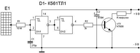 Homemade motion sensors for switching on the light