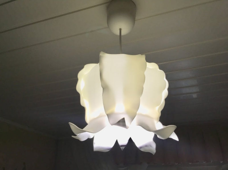 Step by step instruction on making lamp with izolon