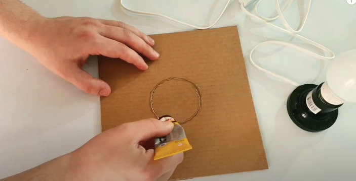 Making a night light at home - step by step instructions with photos