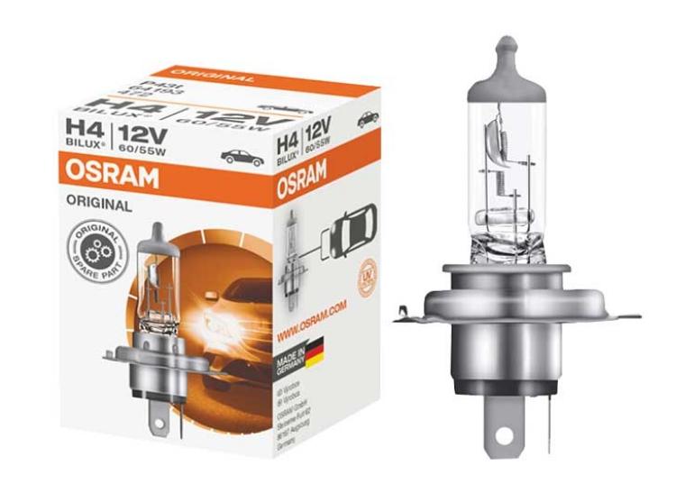 Rating of H4 automotive head light bulbs