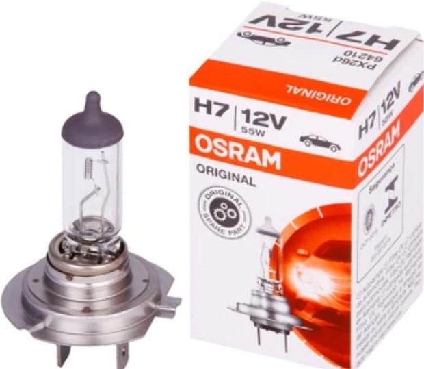 Rating of H7 low beam bulbs