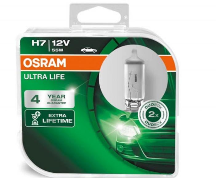 Rating of H7 low beam bulbs