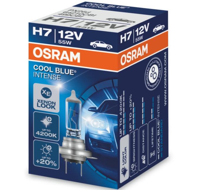 Rating of H7 low beam bulbs