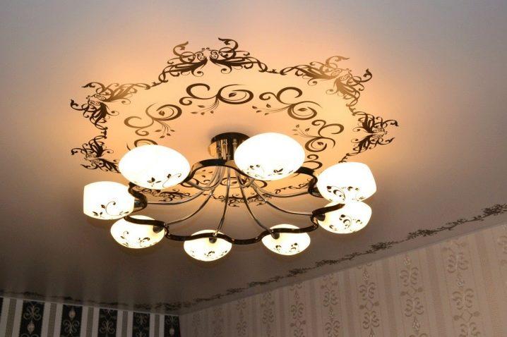What chandeliers are suitable for stretch ceilings