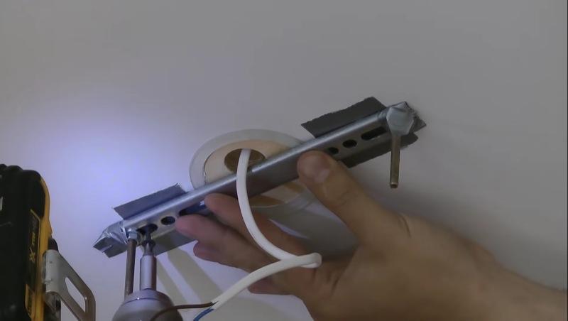 Installing a chandelier on a suspended ceiling