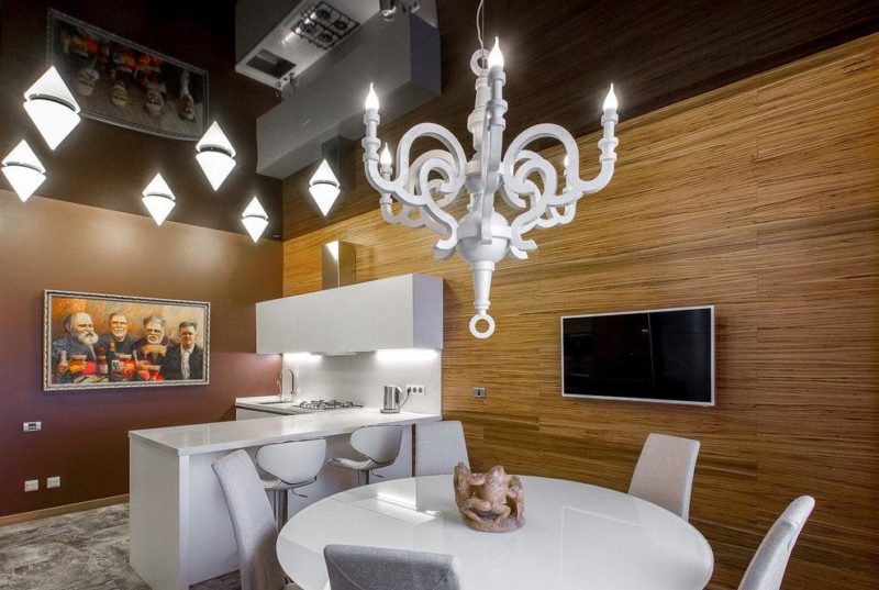 Which chandeliers are suitable for stretch ceilings?